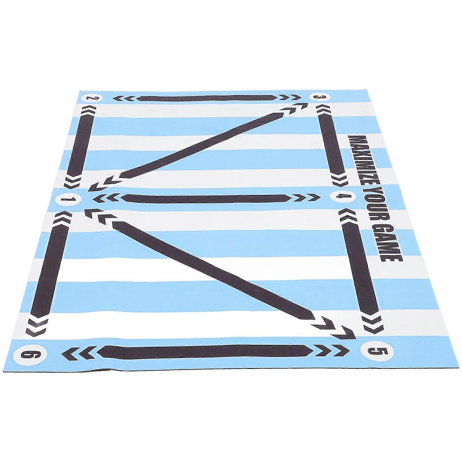 AntiSlip Soccer Training Mat for Home Use Ensuring Stability and Soundproof Ideal for Footstep Proficiency 4ft x 6ft