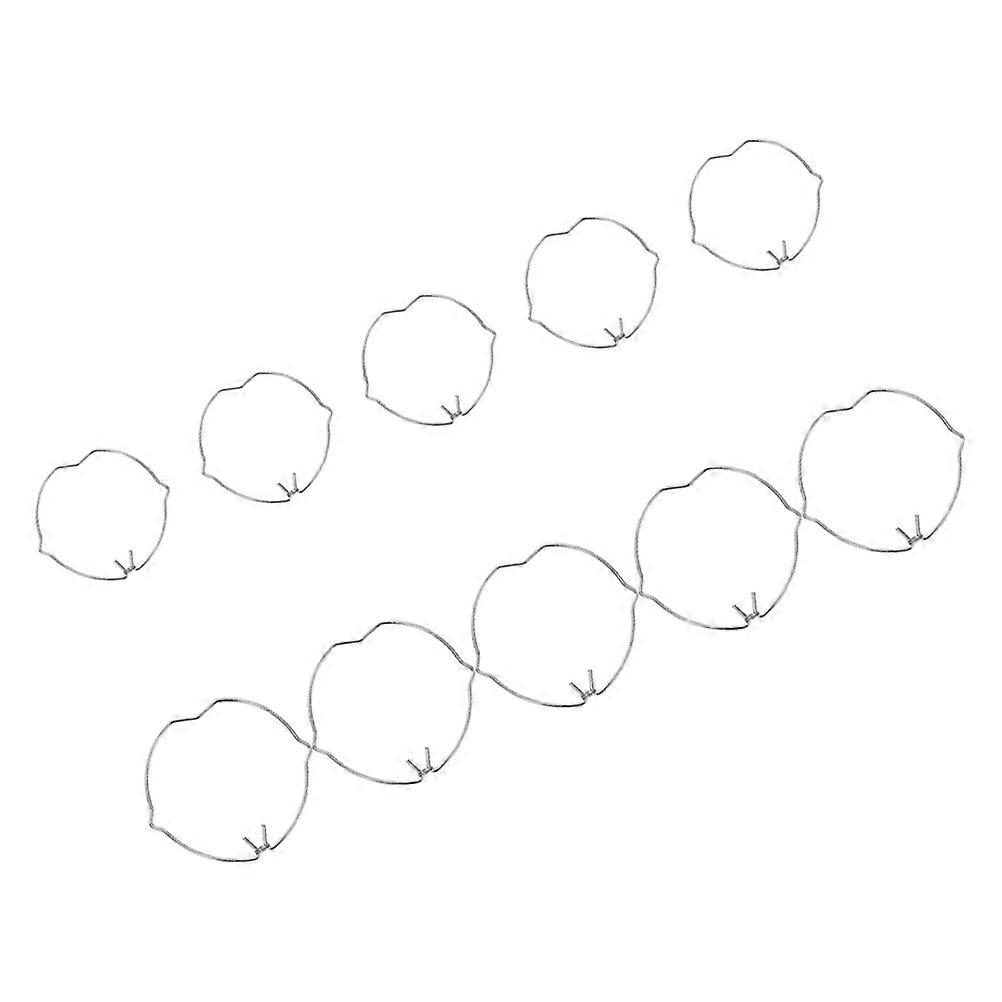 Spring Steel Clips for Fixing Recessed Lights Durable and Secure Fit 10 Pieces Silver