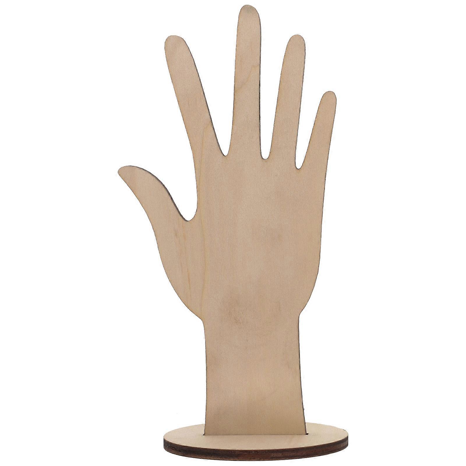 Hand Shaped Jewelry Rings Holder Display Rack Palm Design 1 Set