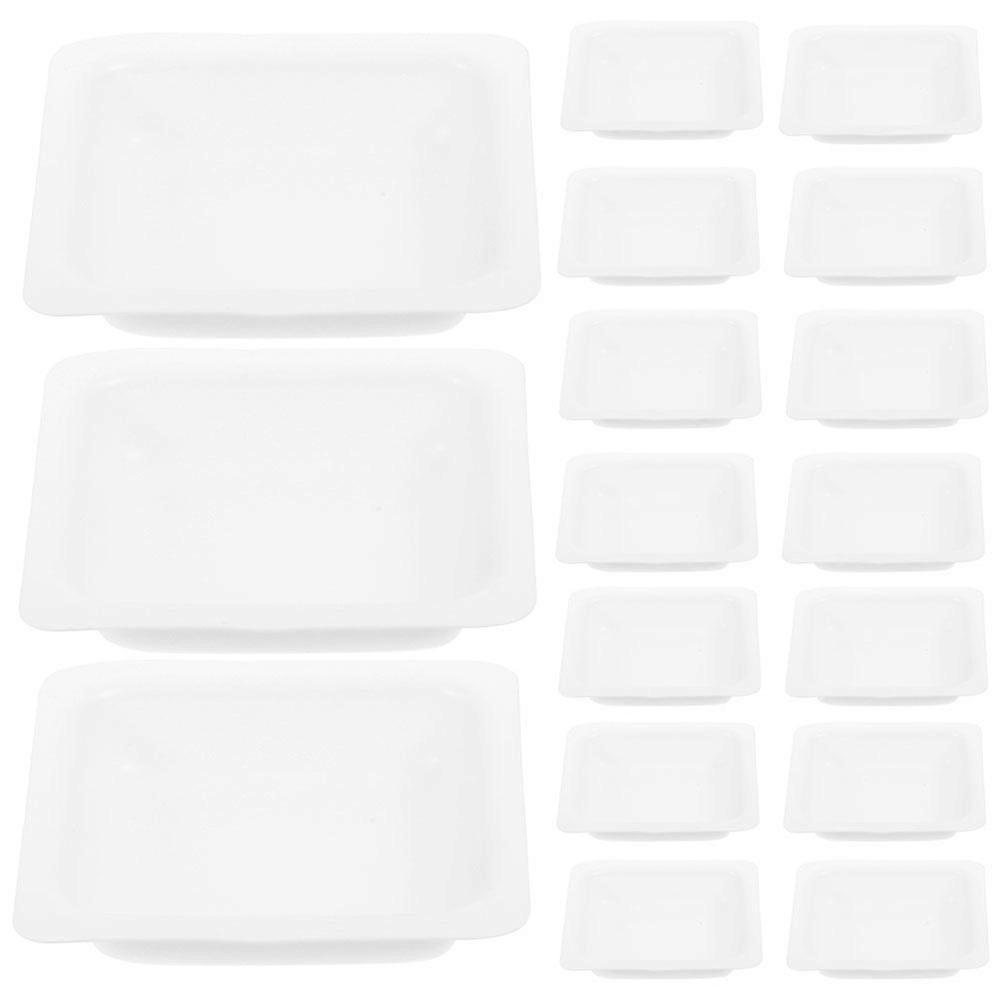 50pcs Waagschalen Messung Wiegen Boot Chemie Wiegen Boot Trockenpulver Behälter (100ml)