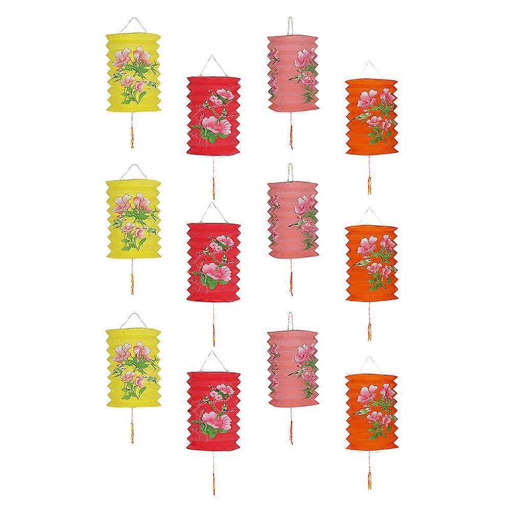 Beautiful Folding Paper Lanterns for Decoration Assorted Color Crafted with Durable Materials