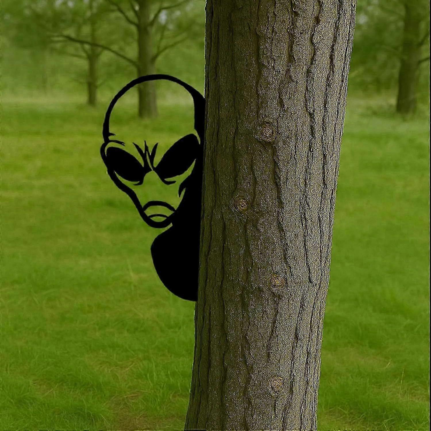 Insegna Metallica Divertente 'Beware Of UFO' - 30x40 Cm - Cartello Decorativo Stile Vintage Per Garage, Camera Ragazzi, Locale