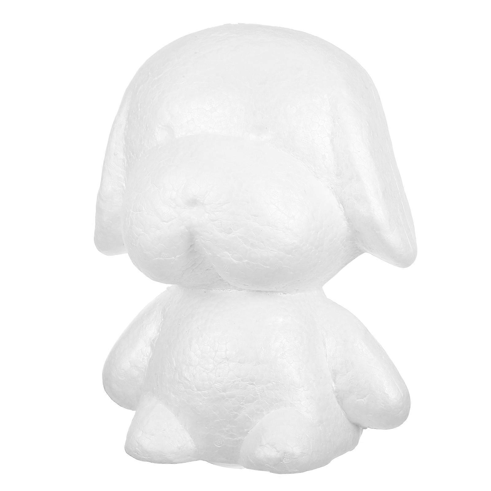 Blank Puppy Model For Floral Arrangements And Artistic Projects Perfect For DIY Enthusiasts Available In White Size 34X26.5X21CM 1Pcs