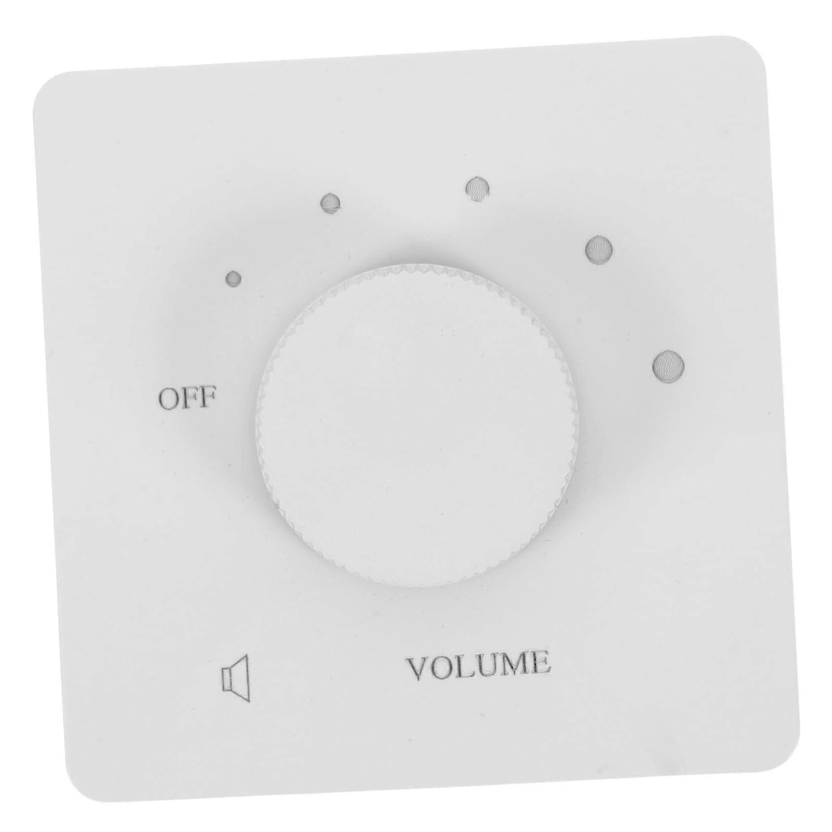 Adjustable WallMounted Audio Volume Controller for SpaceSaving Installation in Speakers and Home Theater Systems