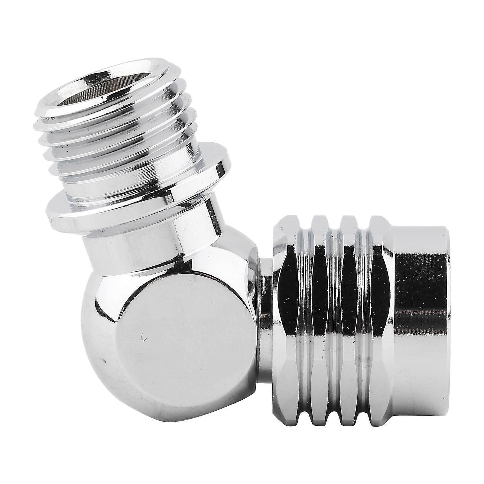 110 Degree Chrome Plated Brass Regulator Swivel Adapter Connector for Scuba Diving Dive