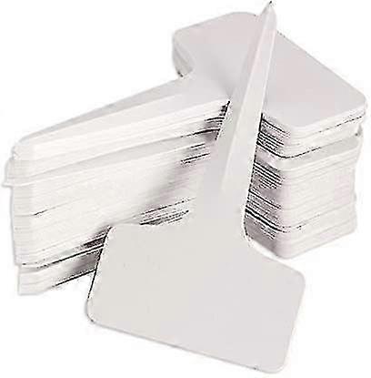 ملصقات بلاستيكية على شكل حرف T ، 100 قطعة ، 6×10 سم ، متينة ، مقاومة للماء وسهلة الكتابة عليها