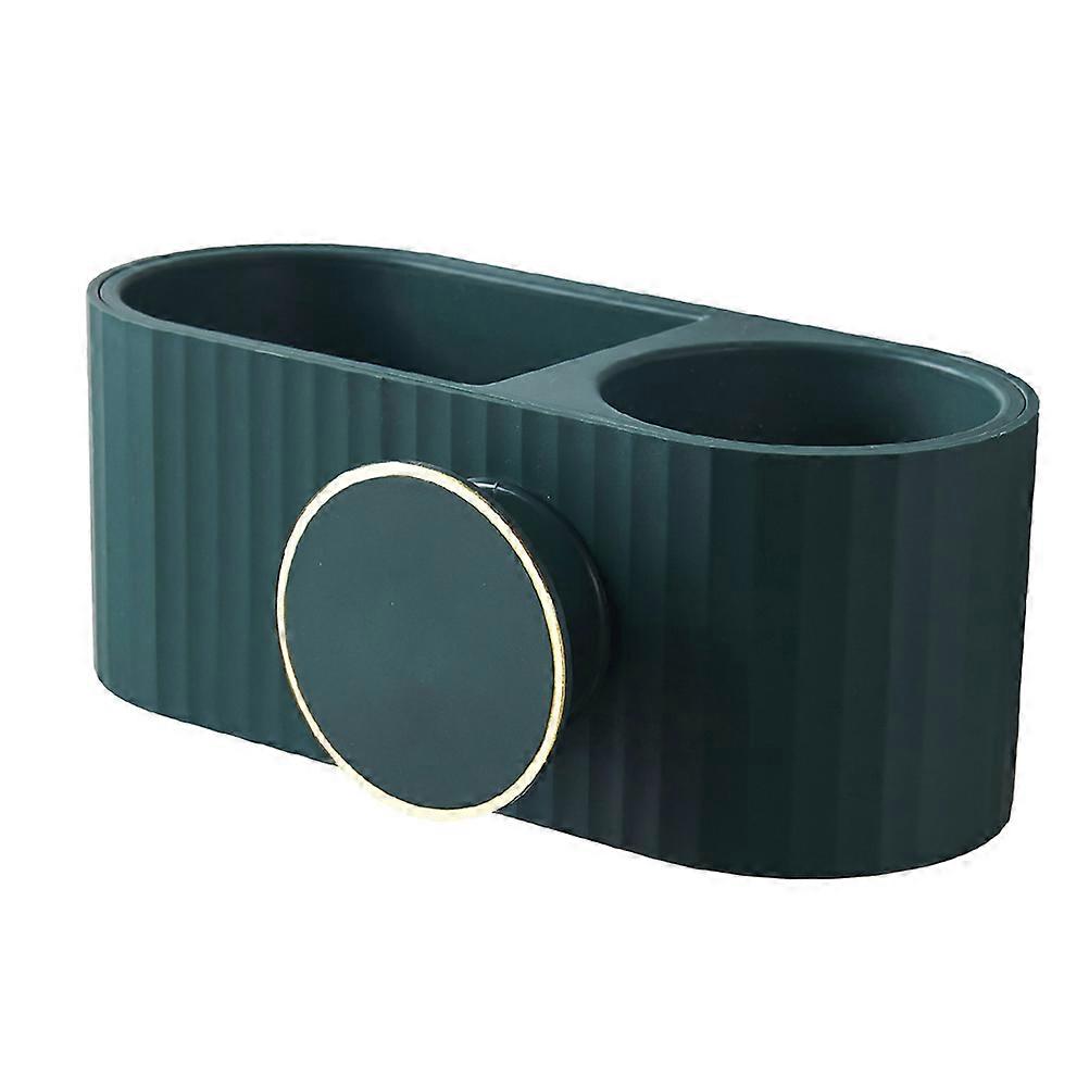 Wall Hanging Organizer with Stylish Design for Bathroom Made of Durable ABS Green 1Pc