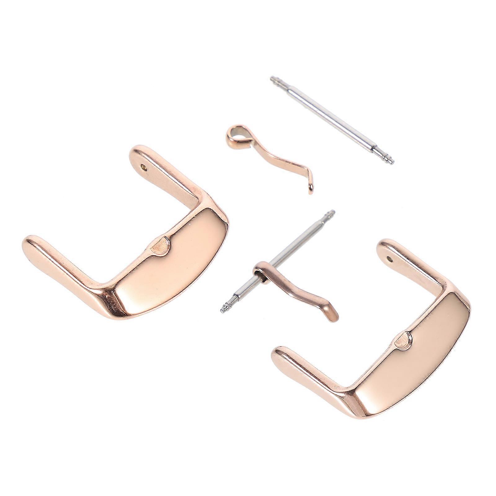 Stainless Steel Watch Buckles For Adults 2Pcs Simple Design For Easy Installation In Watch Repair And Daily Use