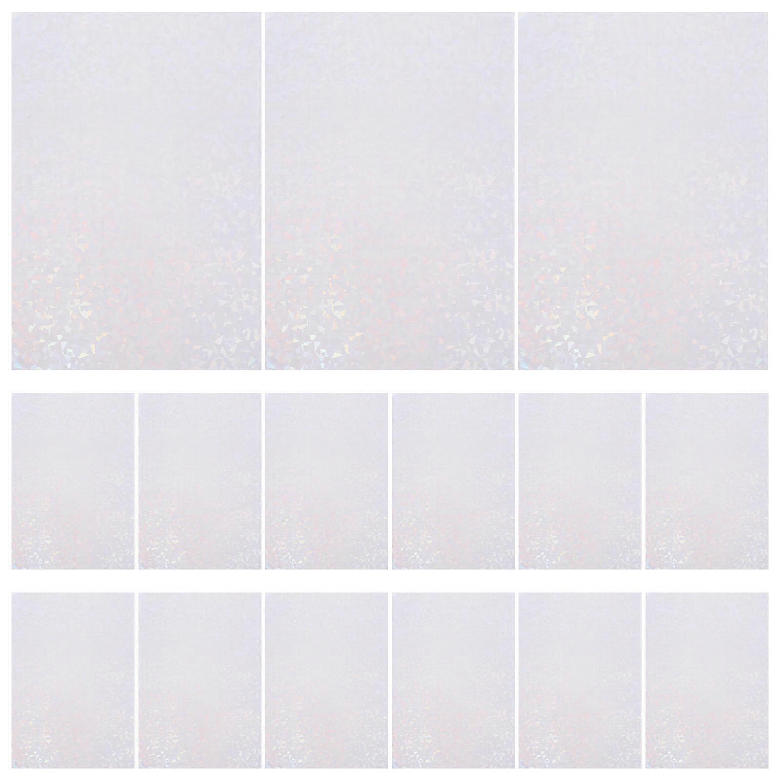 Holographic Adhesive Sticker Sheets for DIY Crafts Made of PET Material 10 Sheets
