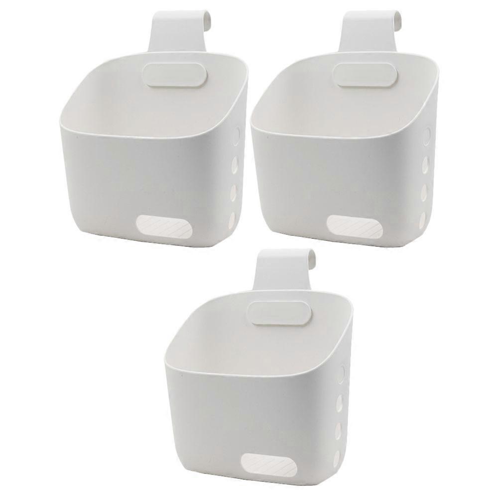 Hanging Storage Basket Kitchen Organizer with Detachable Handle 3Pcs Set