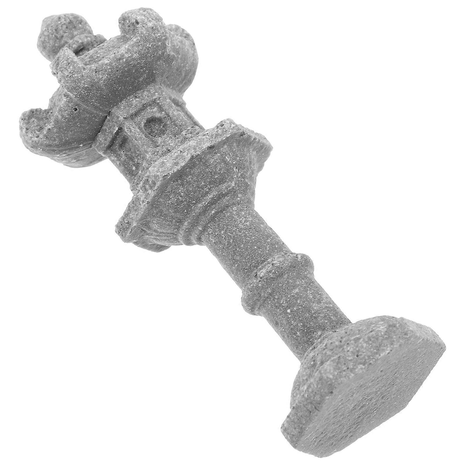 Mini Statue Grey Sandstone Micro Landscape Versatility Garden Decorations