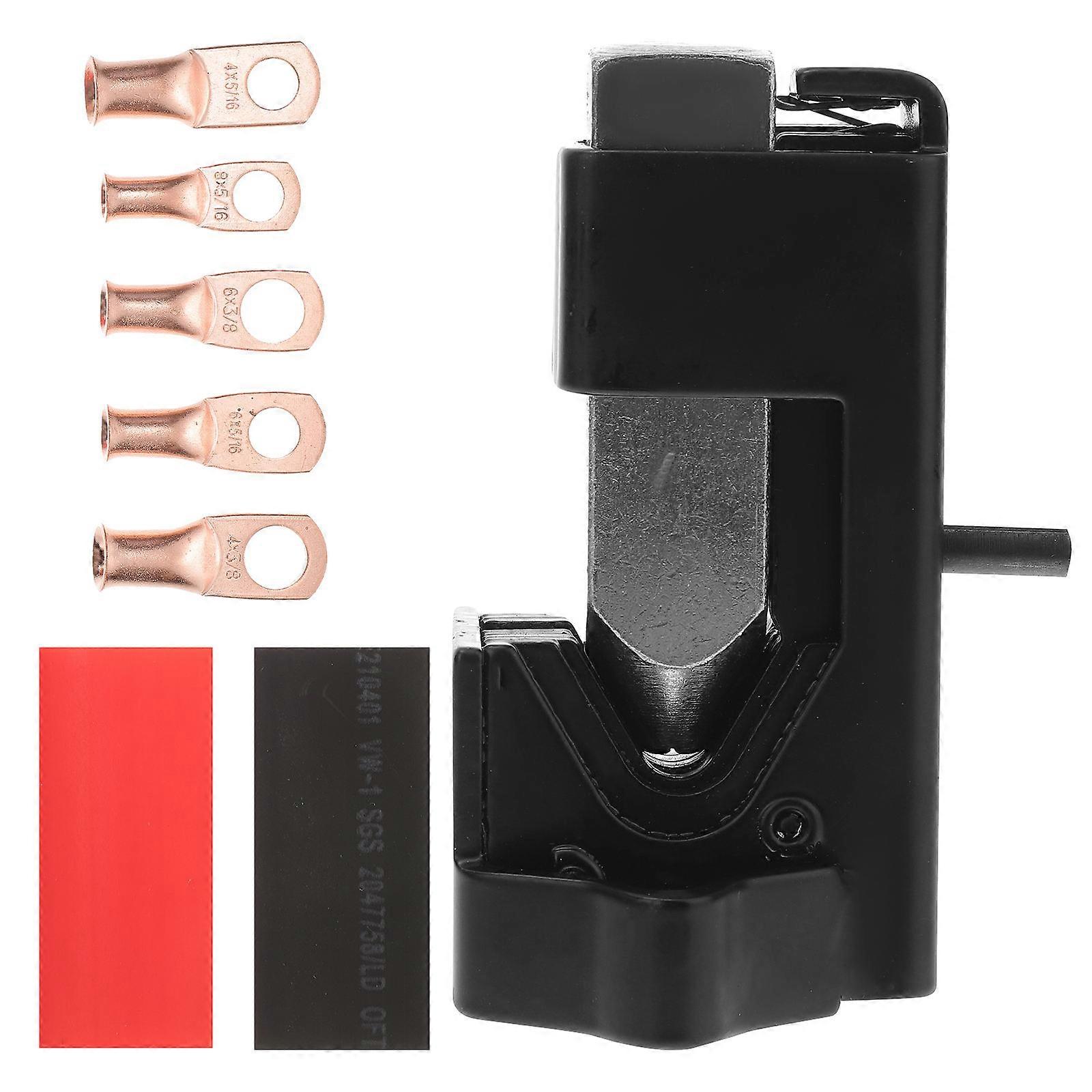 Cable Crimping Tool Kit Hammer Lug For DIY Projects 3.9X2.4X2in Durable Well-Crafted Steel Features 1 Set