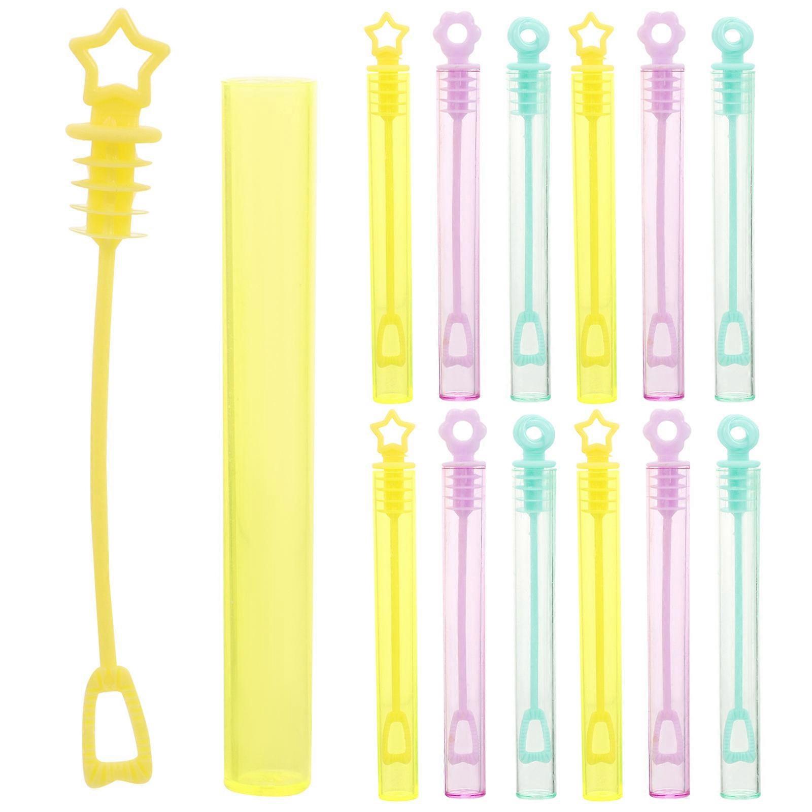 Assorted Shapes Bubble Wands 48Pcs Cartoon Designs Great For Birthday Celebrations And Family Days