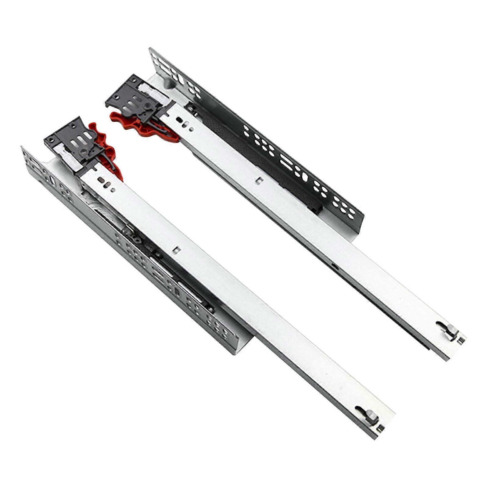 Drawer Runners, Full Extension, 45 cm, Floor Mount, SelfClosing, 40 kg