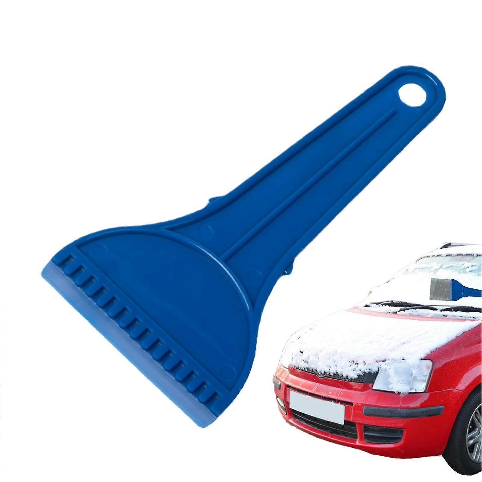 Car Ice Scraper, Portable Multifunctional Snow and Ice Removal Tool for Windscreen, Heavy-Duty Plastic Design