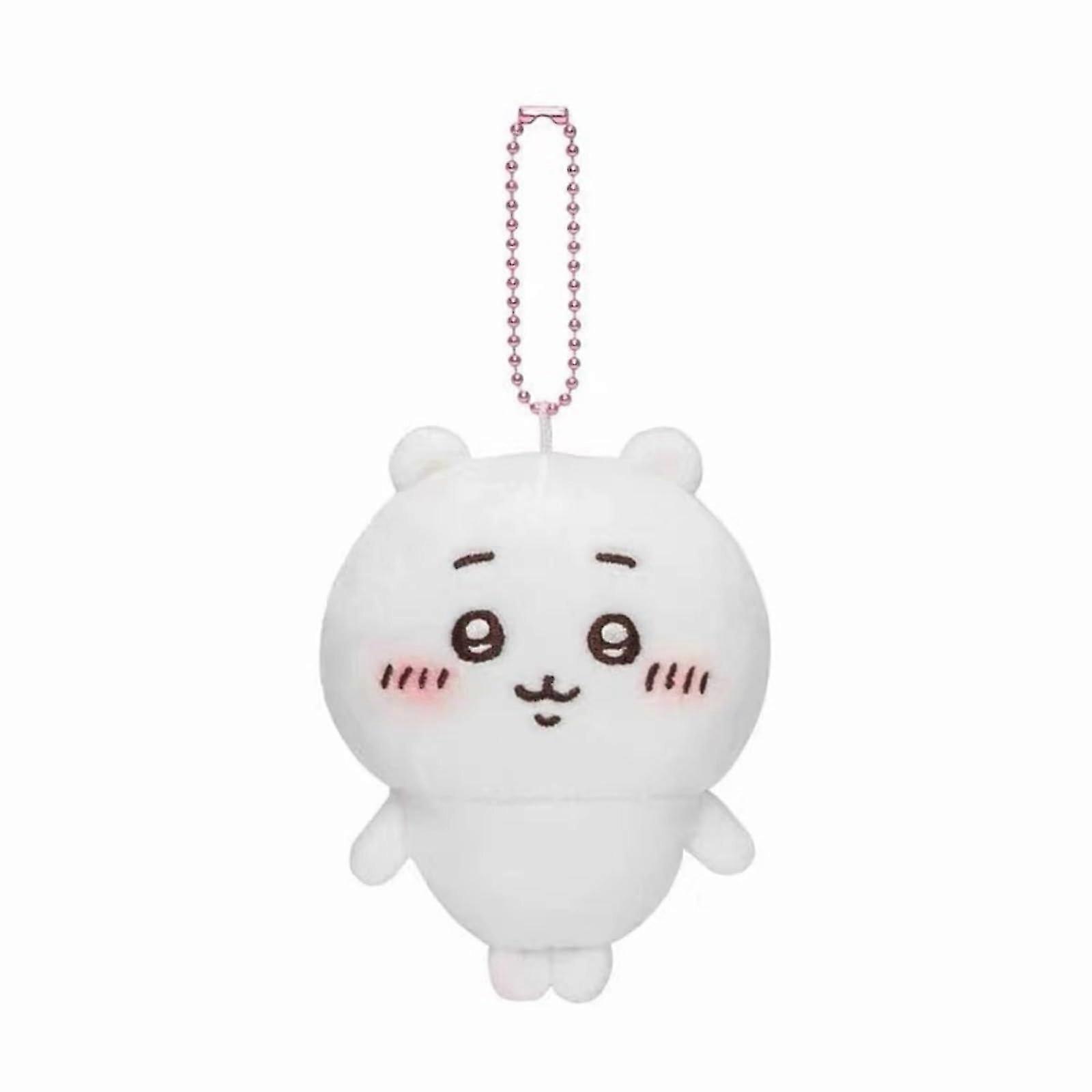 Anime Cartoon Hachiware Keychain Cute Hachiware Plush Charm Usachi Plush Doll School Bag Pendant