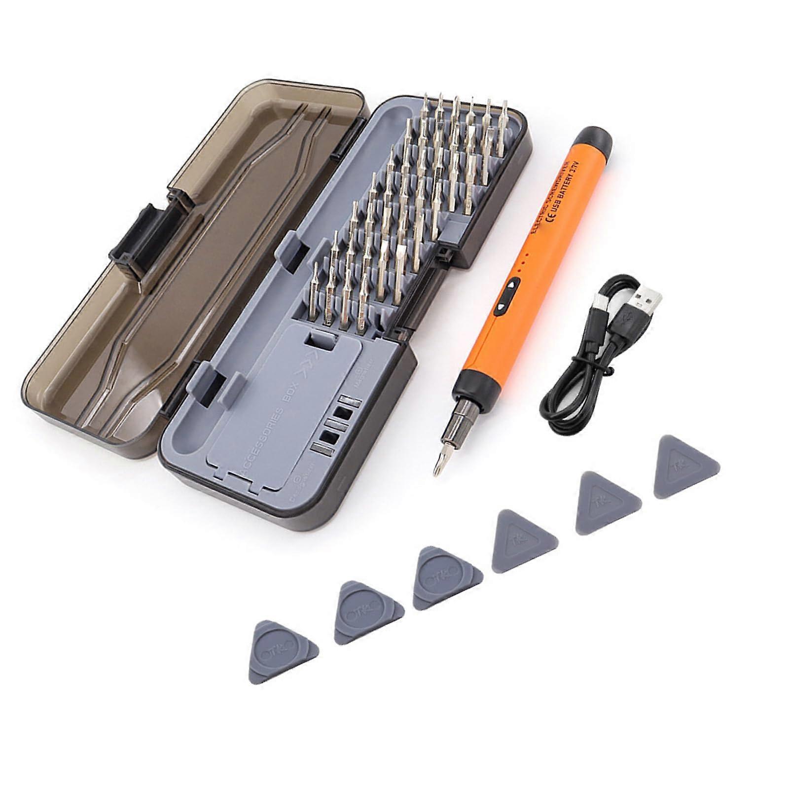 Screwdriver Set 38-In-1 3.7V Electric Power Screwdriver With Magnetic Bits For Phone Repair