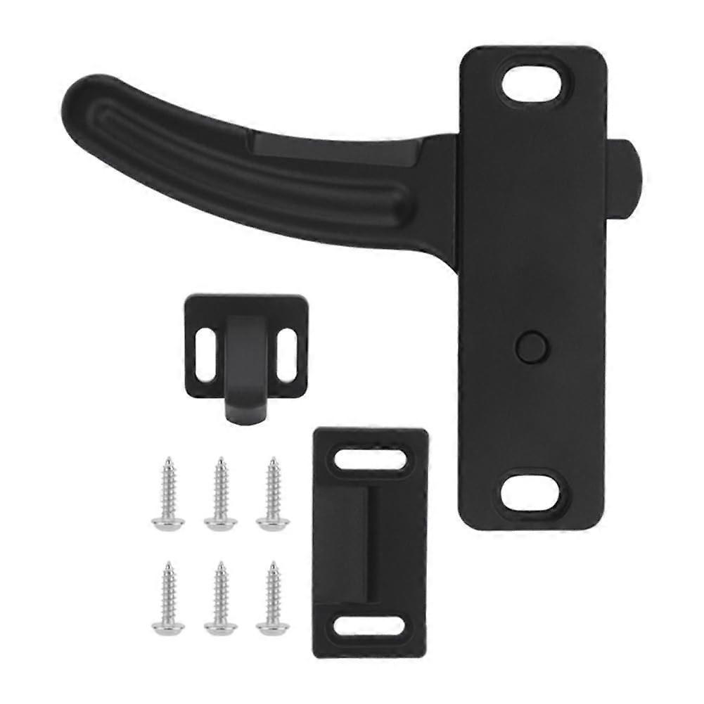 RV Fly Screen Door Lock Set, Alloy, Universal Fit, Door Lock Handle Kit for Cargo Trailers, Furniture Parts, Left