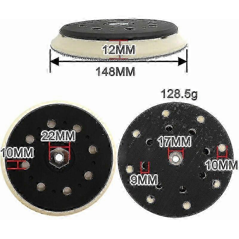 150mm Sanding Disc with 15 Holes Compatible with Makita BO6050 Eccentric Sander