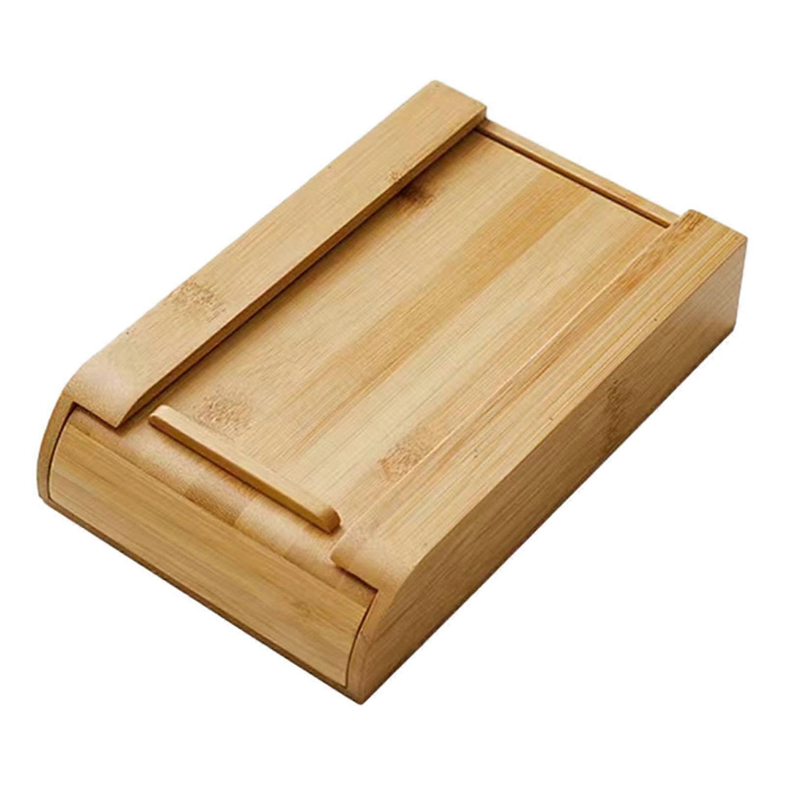 Invisible selfadhesive wooden drawer for desks – spacesaving storage solution (23.5 x 17.3 x 5.5 cm) – for home and office.