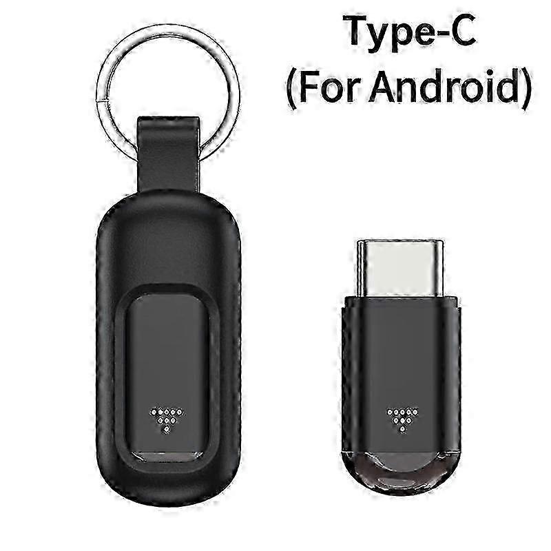 Control Type C Lightning Plug Adapter for Smart Phone IR Remote with TV Air Conditioner and Fan App CompatibilityA