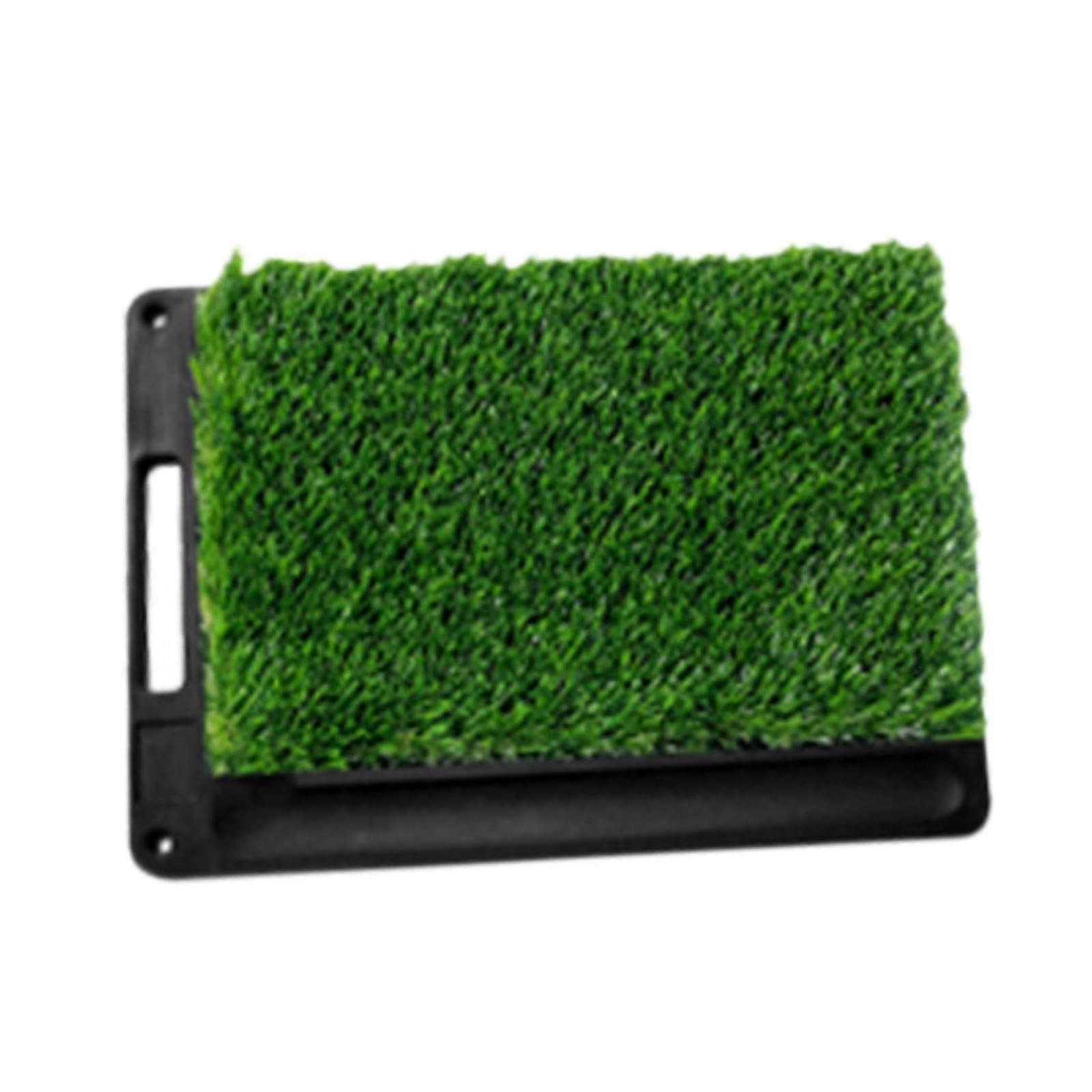 Golf Hitting Mat for Beginners, Indoor Practice Mat, Durable Driving Pad, Home Style C Golf Training Aid