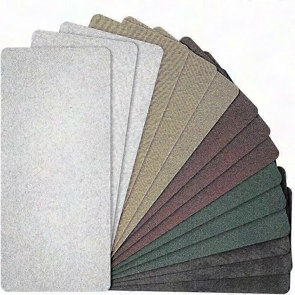 15 Pcs Iron-on Mending Fabric Patches 4.92 x 11 Inch for Clothes Repair Kit