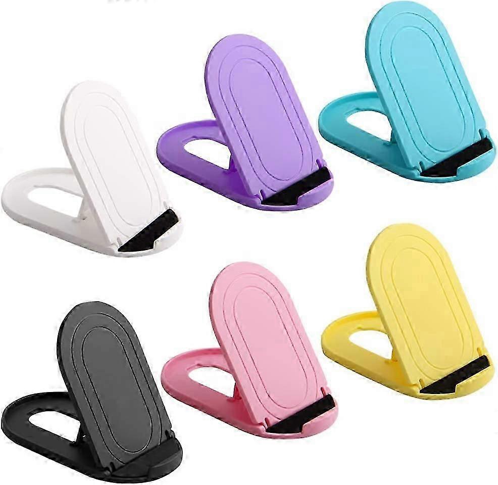 6pcs universal cell phone and tablet holders from 4" to 12"-6 colors