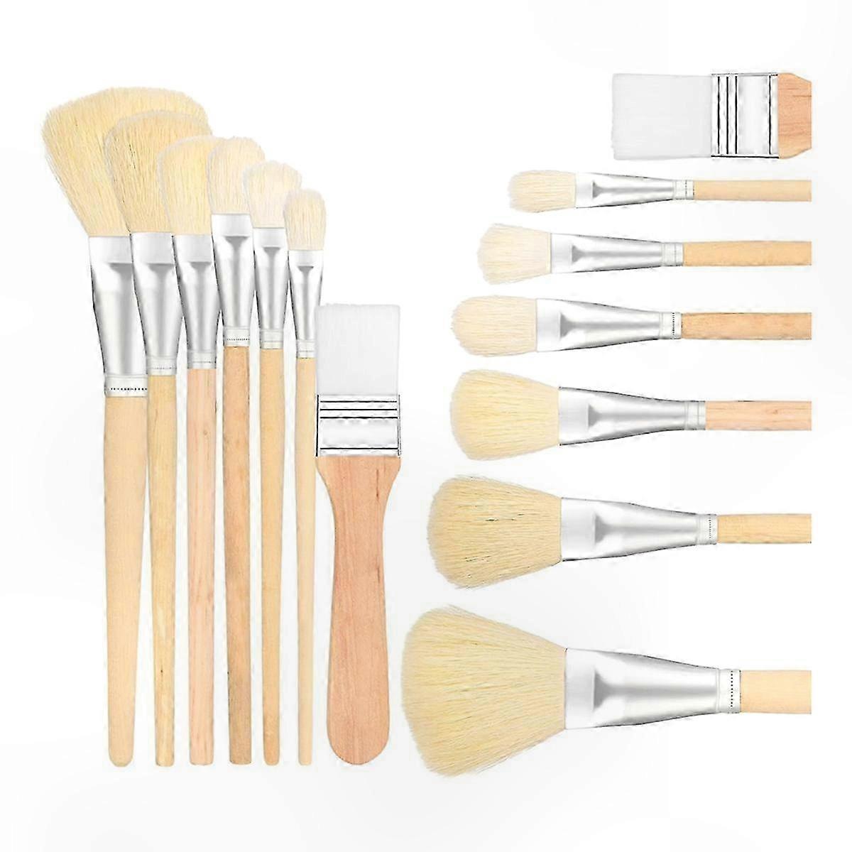 Moppisivellin akryylimaalaukseen, monipuolinen häivytyssivellin, siveltimet akryylimaalaukseen, vuohenkarvasivellinsetti