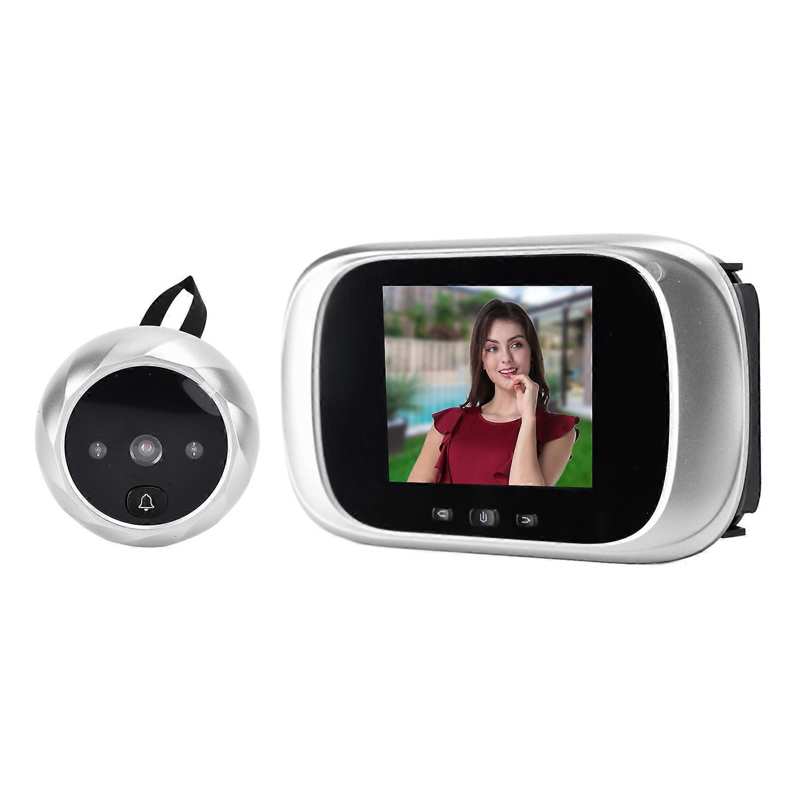 2.8in Digital Door Viewer with 300000 Pixel Camera Silver Model