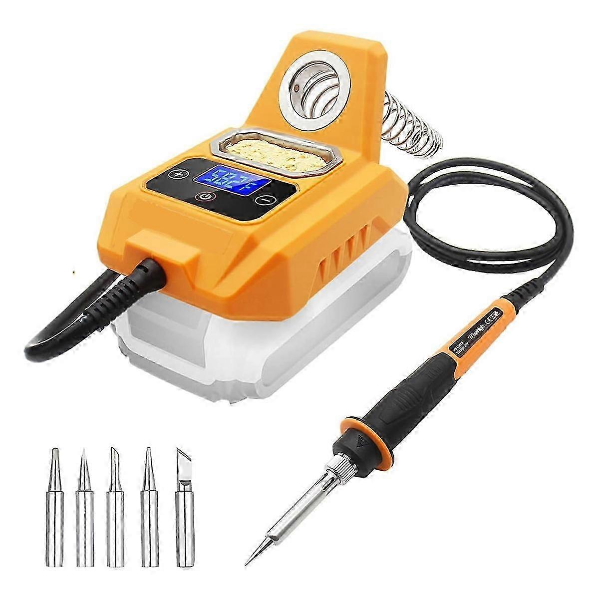 New Digital LCD Display Cordless Soldering Station - Compatible with 20V Max Battery Soldering Iron