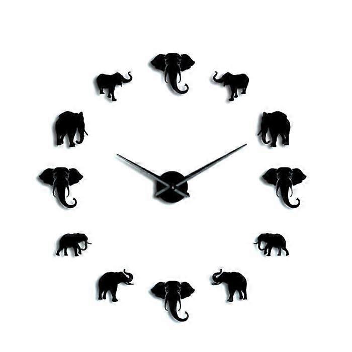 Wall Clock - Elegant - Acrylic Decorative Element - Modern Style - Suitable for Children - DIY