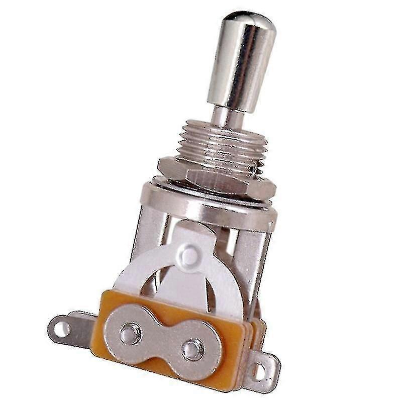 Music Elements 3 Way Toggle Switch For Electric Guitar With Brass Tip Knob