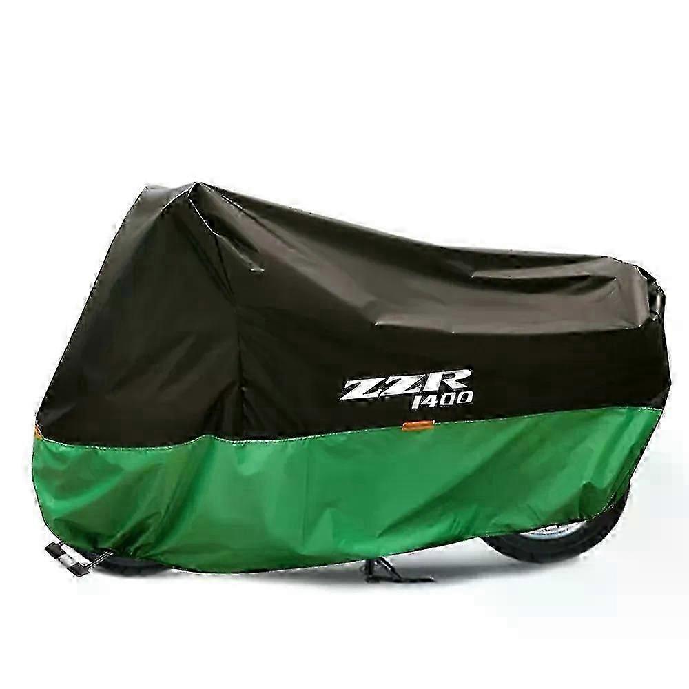 Waterproof Motorcycle Cover for Kawasaki ZZR 1400 ZZ-R 1400 - Dustproof, UV Protection Outdoor Rain Cover
