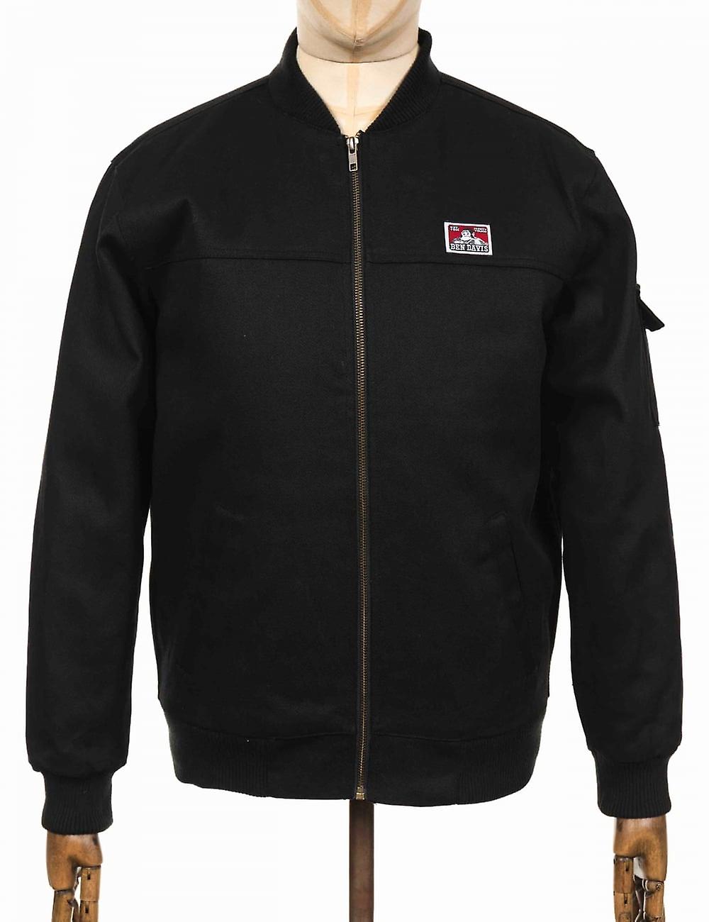 Men's Ben Davis Bomber Jacket - Black