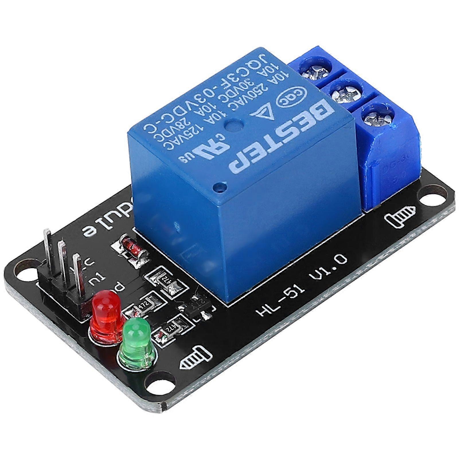 1 Relay Module Device Electronic Control Accessories Without Optocoupler Blackboard 3.3V
