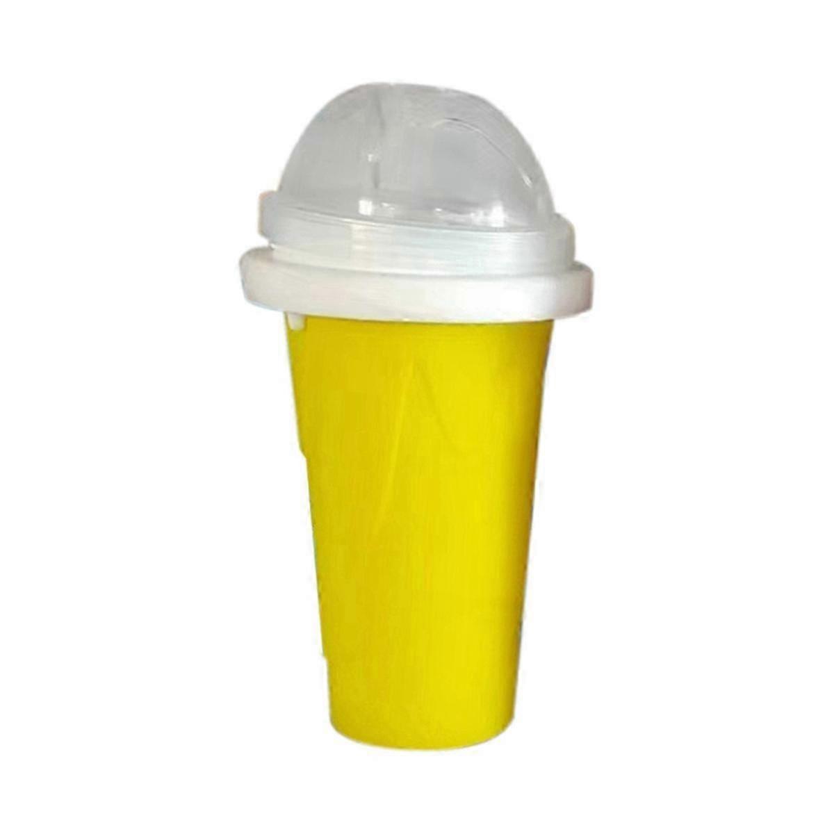 DIY Magic Slushy Maker Squeeze Cup Yellow