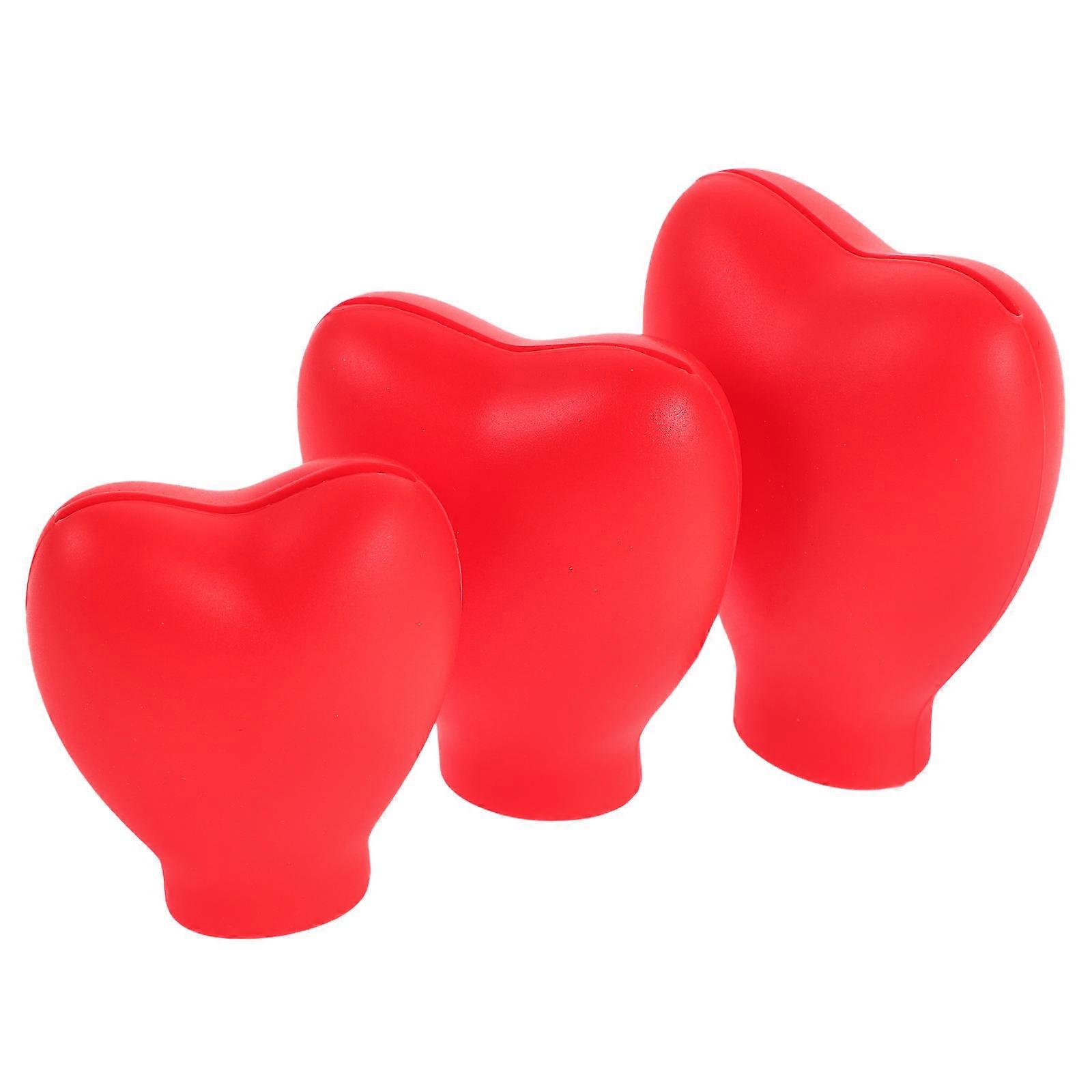 Reusable Makeup Silicone Heart Shaped Protective Covers 3Pcs