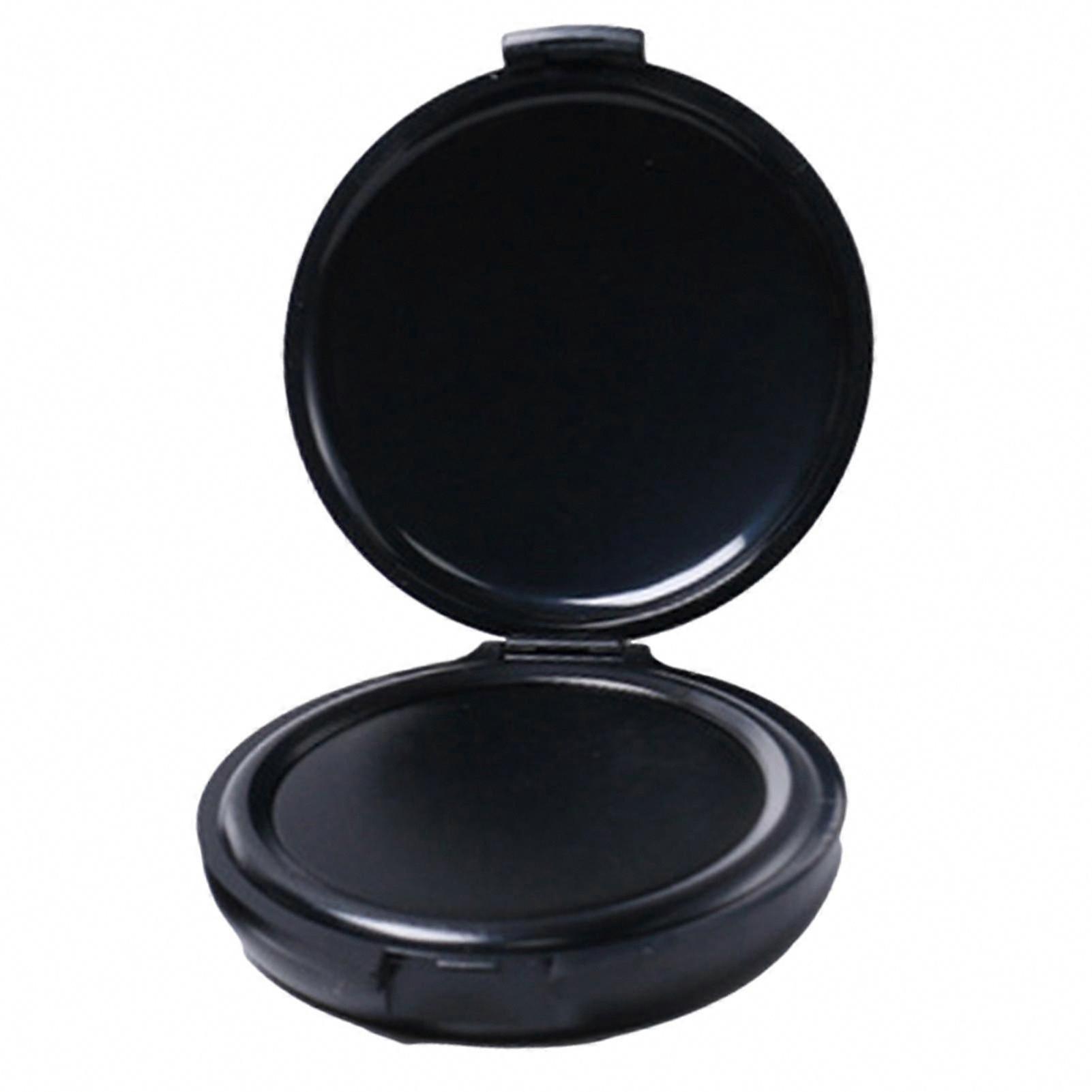 Waterproof Compact Portable Fingerprint Ink Pad for Security Identification Black Stamp Pad