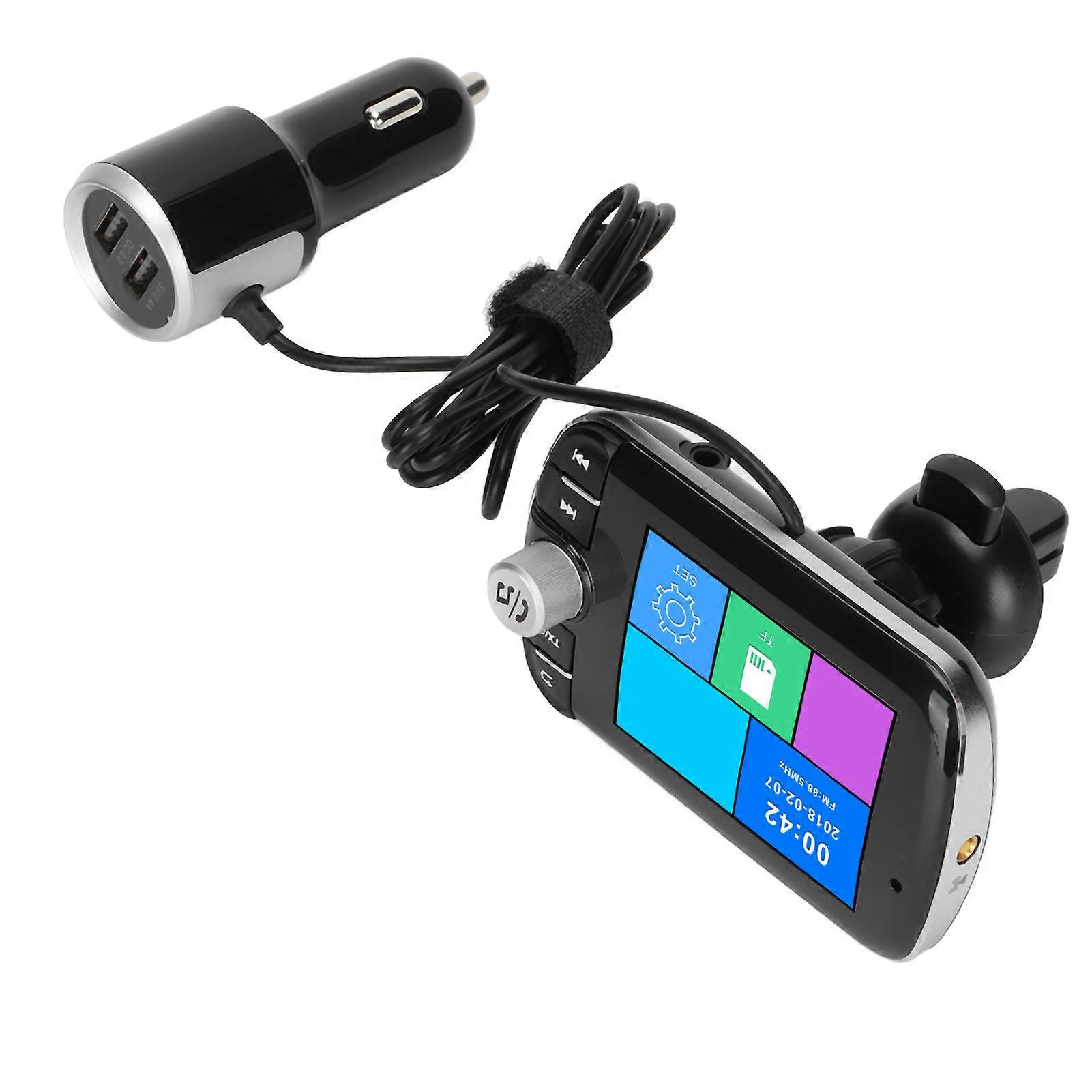 DAB004 Bluetooth FM Transmitter Car Adapter Noise Reduction Stereo