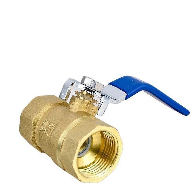 Brass Bsp Thread Ball Valve 1/4 In To 3/8 In Lever Handle Copper Plumbing Tap