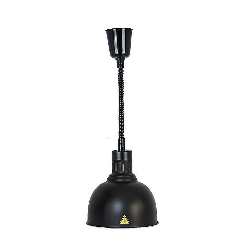 Heat Lamp Food Warmer With Telescopic Suspension, 25 Cm Large Lampshade Food Heating Lamp Model C