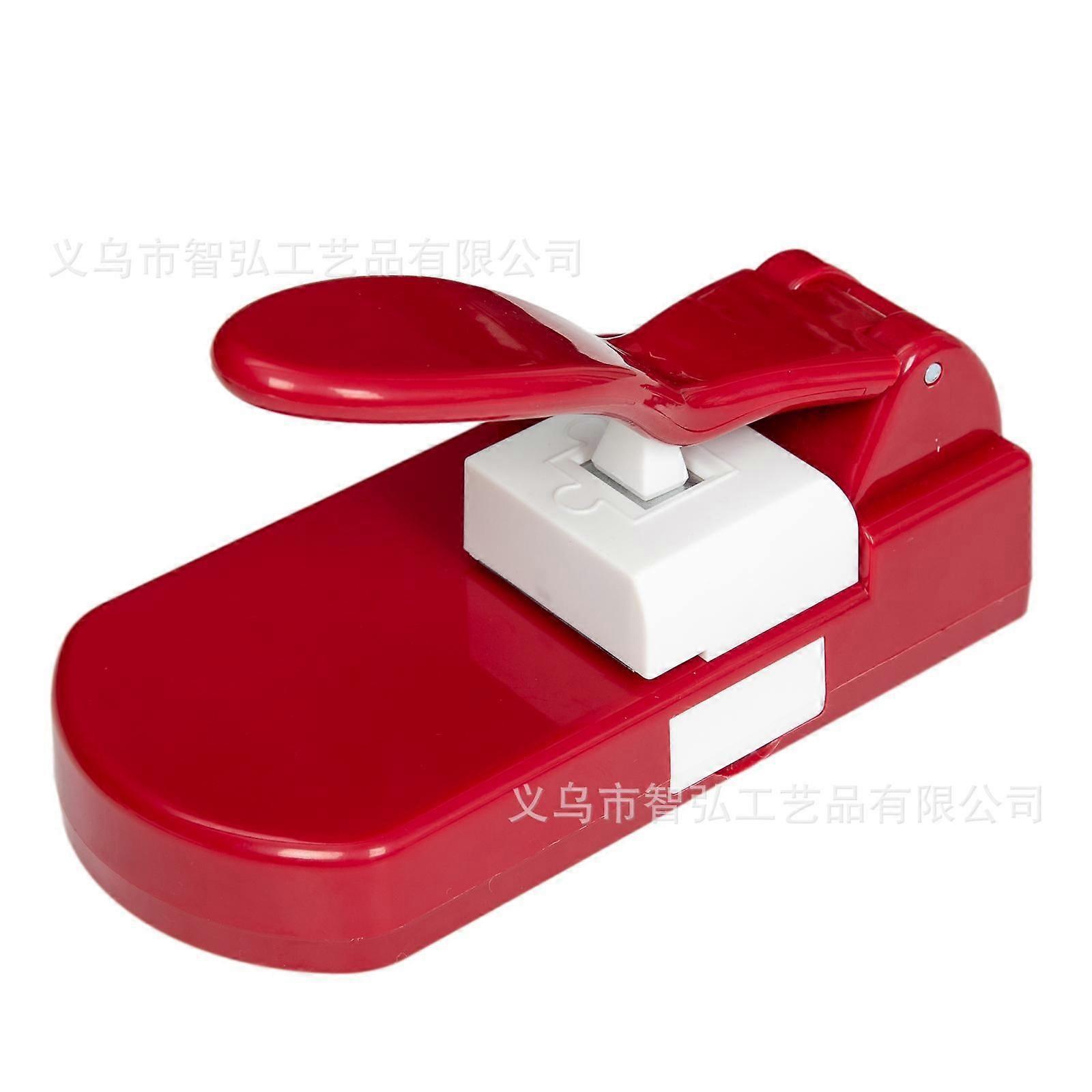 Kids Puzzle Maker Machine: Handheld Die Cutter - Flower Paper Punch - Fun Embossing Tool for Children's Art Projects Creative Shape Cutting