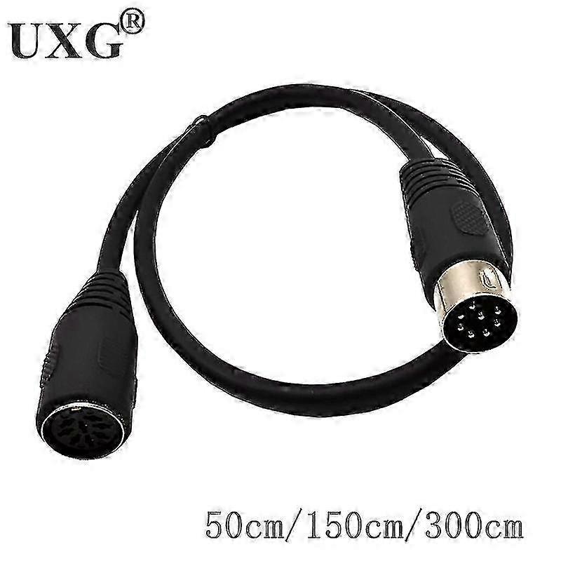 8 Pin Din Male To Female Extention Speaker Audio Cable 0.5m 1.5m 3m