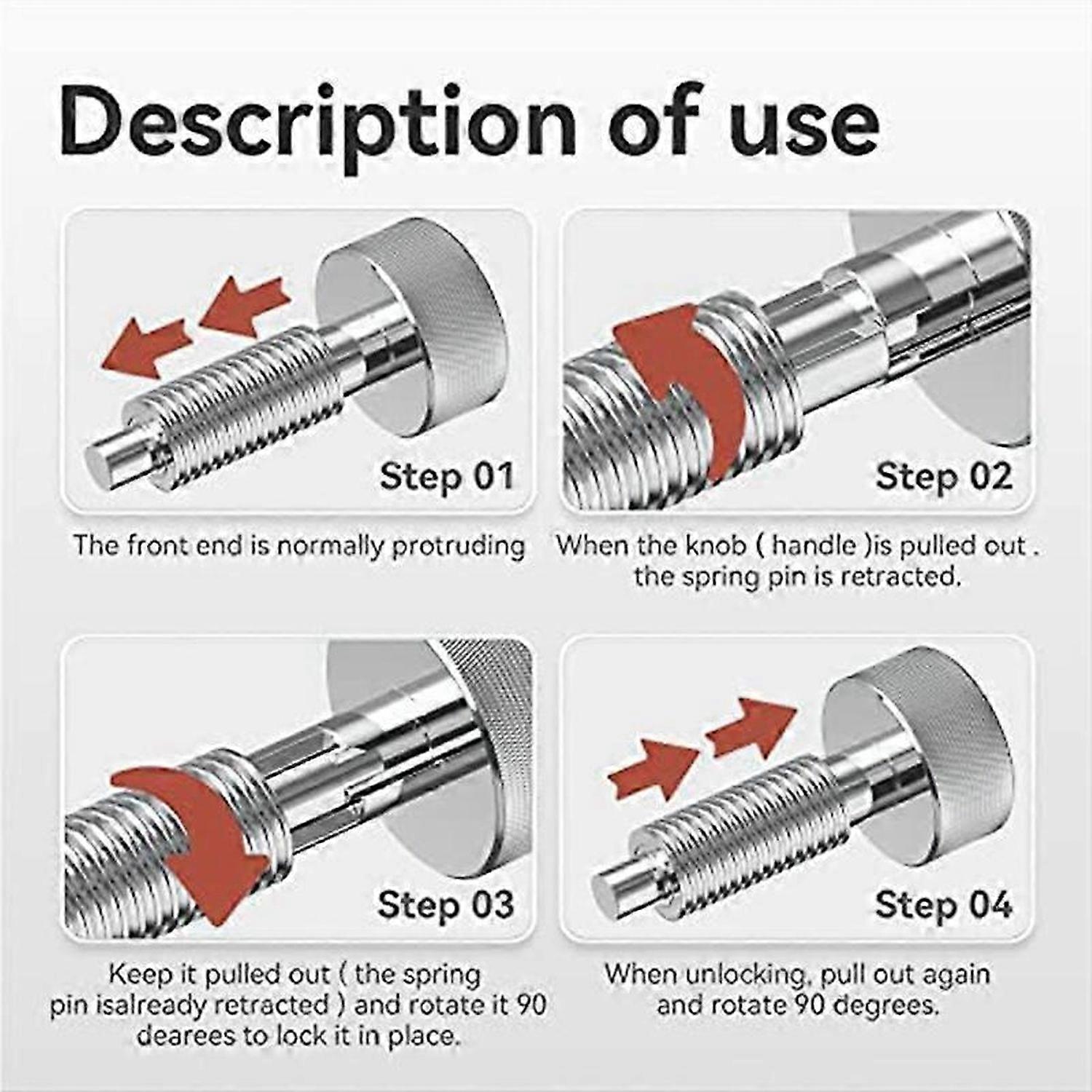 , Tools Handle for Rolling Toolbox 2pcs
