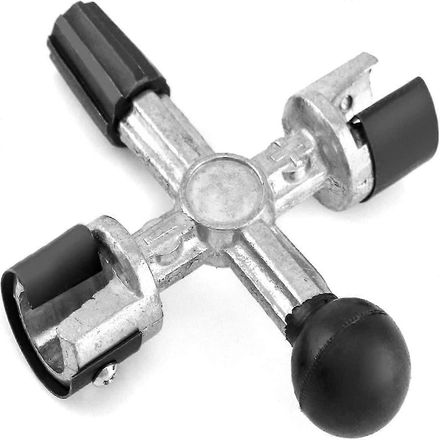 Battery Post Cleaner, 1 Pack 4-Way Battery Terminal Post Scraper Cleaning Tool