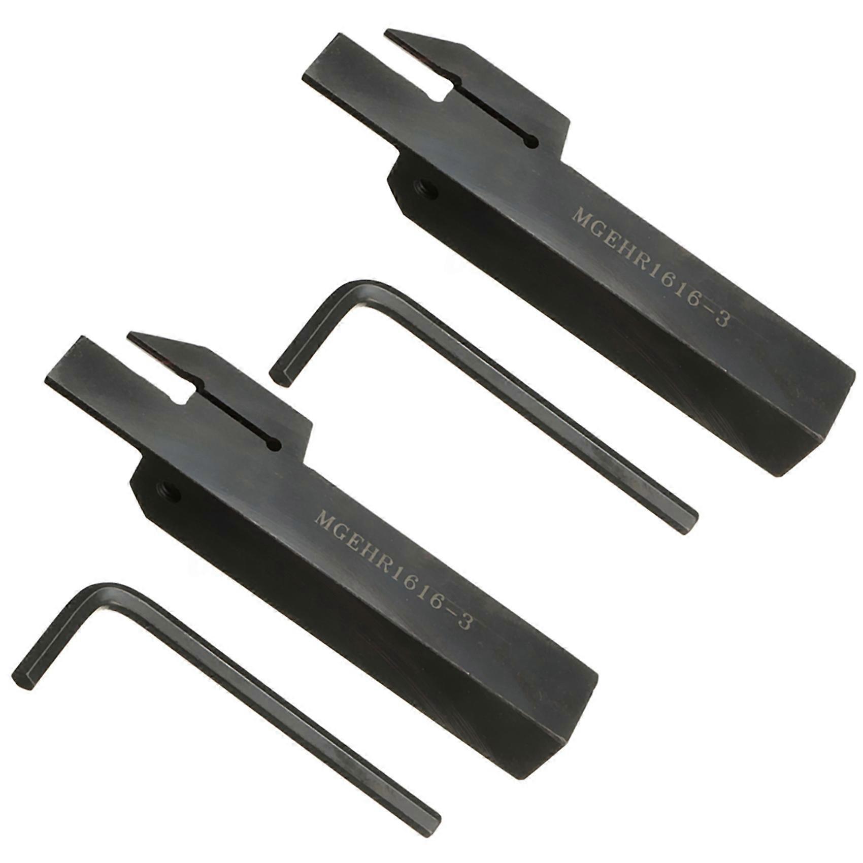 2X MGEHR1616-3 Lathe Cut Off Grooving Parting Tool Holder for MGMN300 Insert CNC