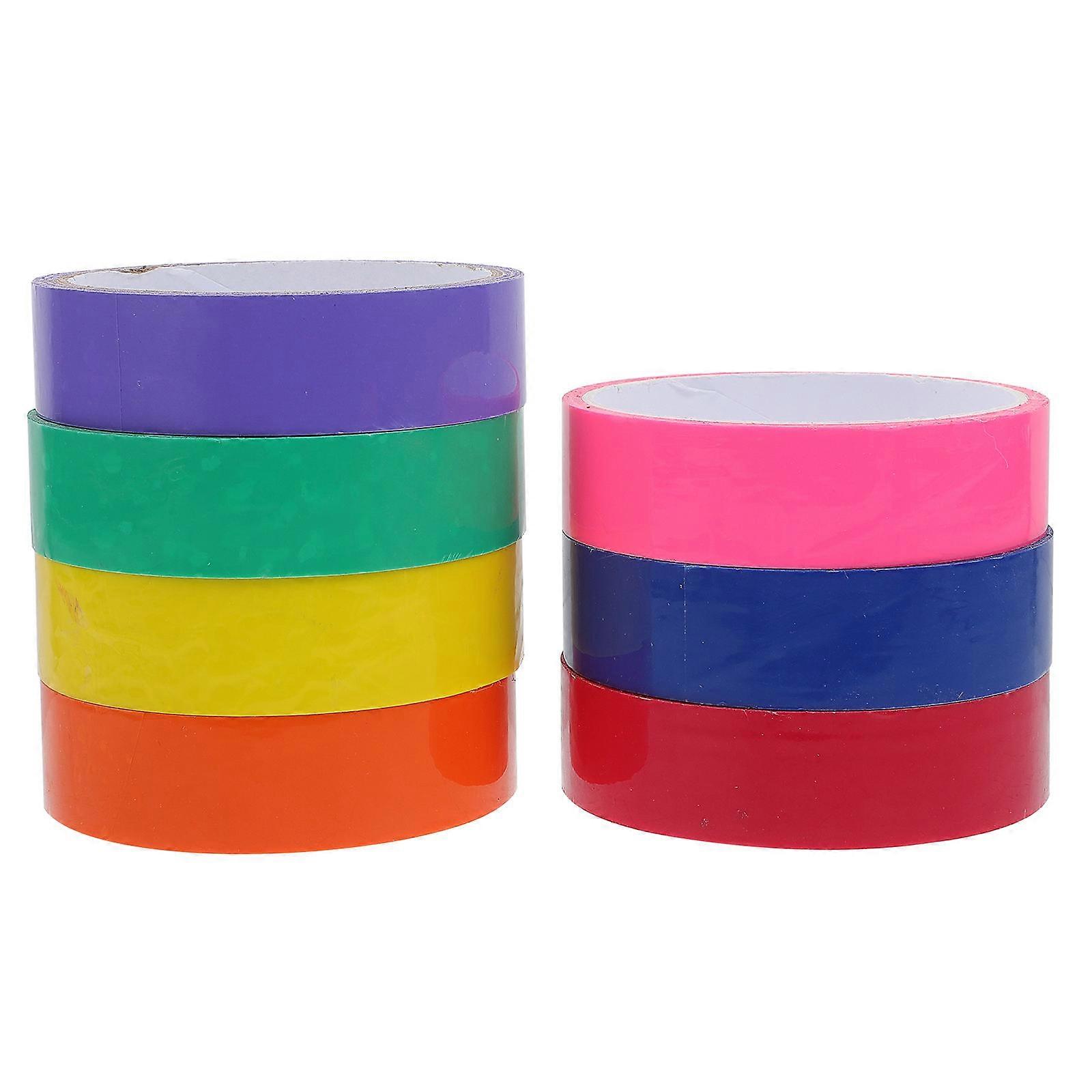 Sticky Ball Toys Decompression Artifact for Leisure Children and Adults Assorted Color Plastic Material Relief Stress 7rolls