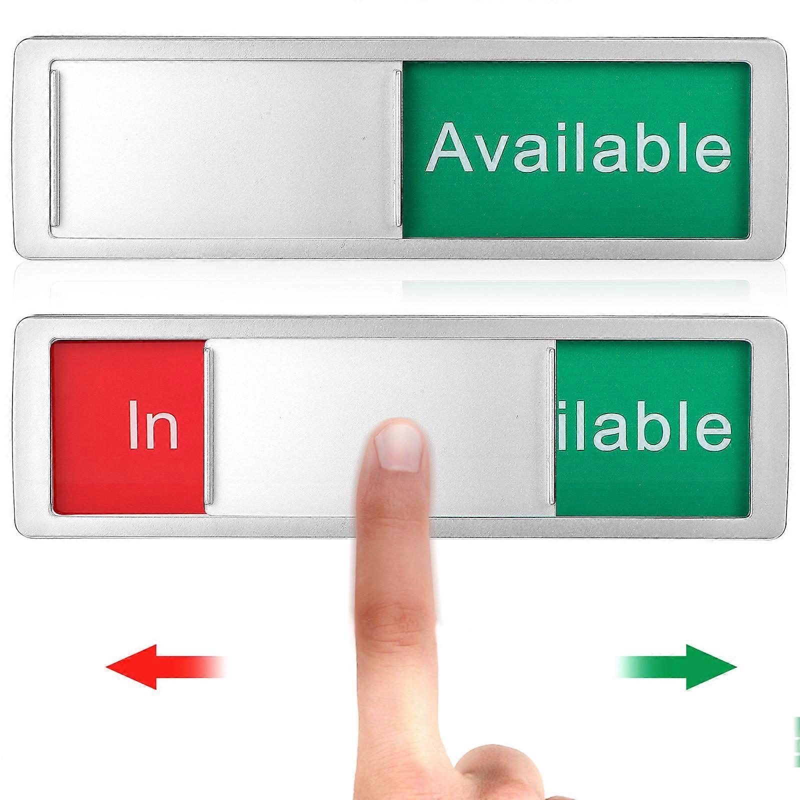 Vacant Occupied Privacy Signs for Office Use Door Indicator Slider 10Pcs