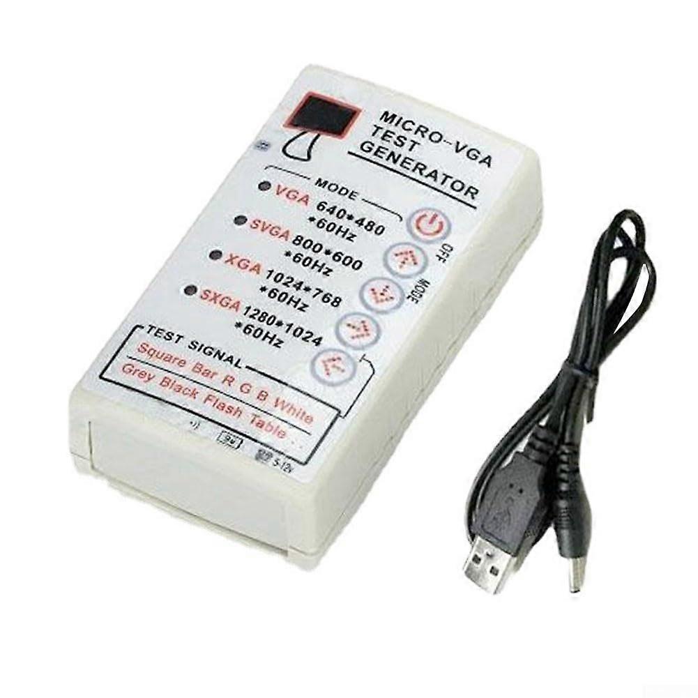 VGA Signal Generator for Testing CRT and LCD Monitors, Projectors and Display Devices, Compatibility with VGA Displays